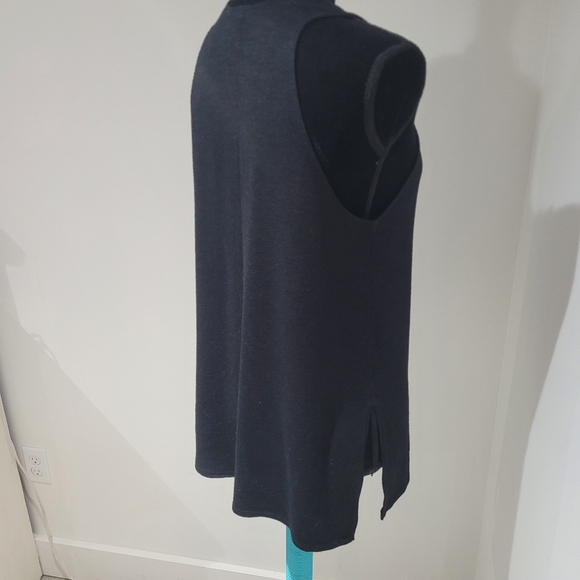 Wilfred Free Women's Marled Longline Tank Top Small Black Basics Layering Casual - Picture 7 of 9